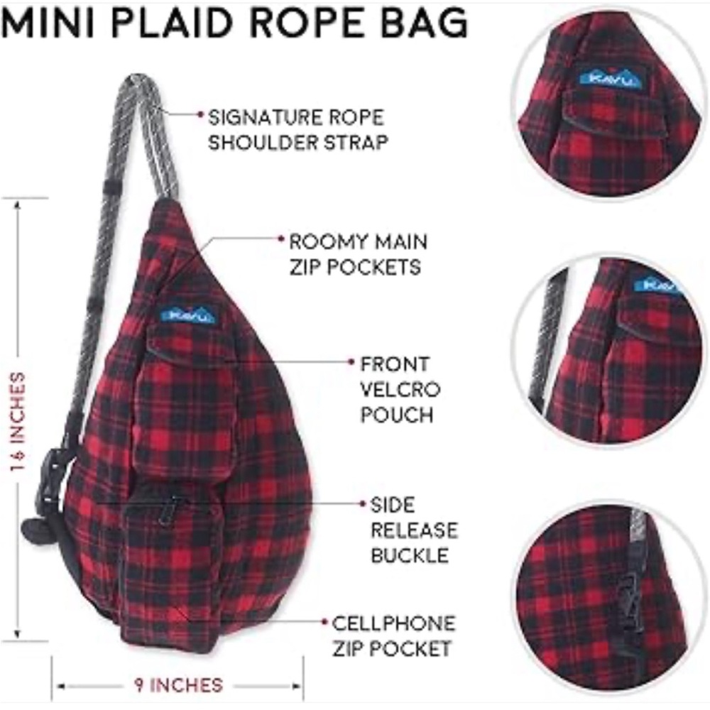Kavu Mini Plain Rope Bag - Picture 6 of 6